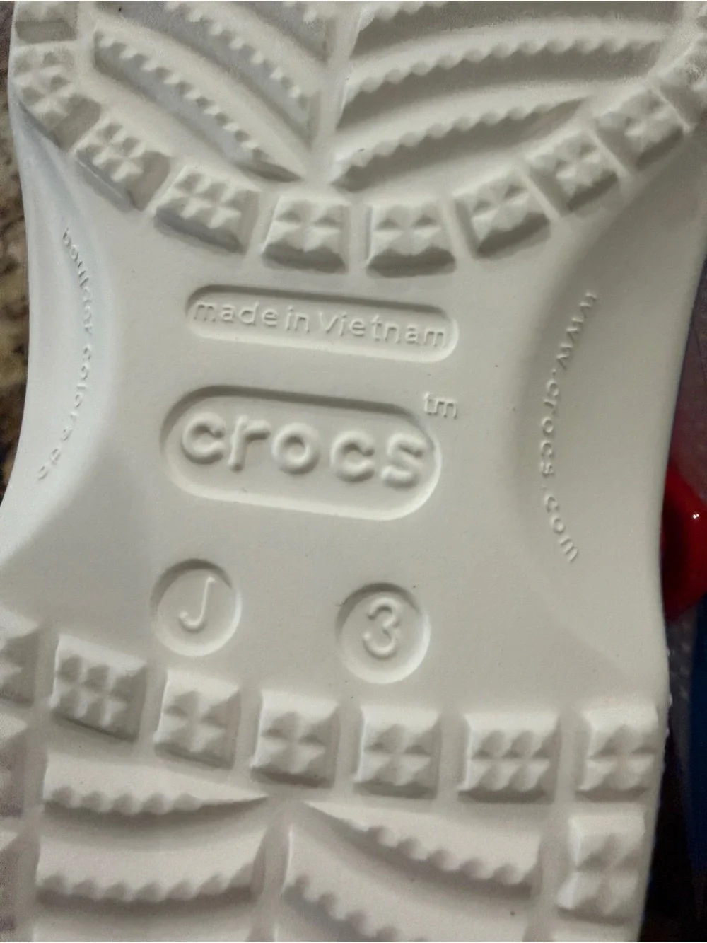 Sanrio Hello Kitty Crocs Girls White and Red Kids Clogs